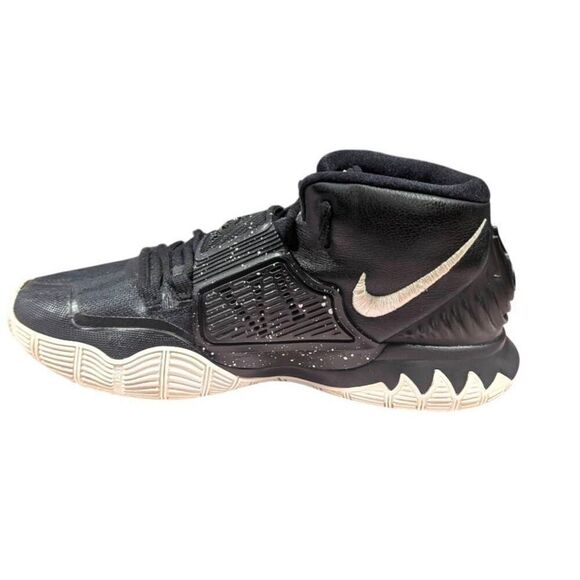 NIKE Kyrie 6 \'Jet Black White\' Sneakers Size 8